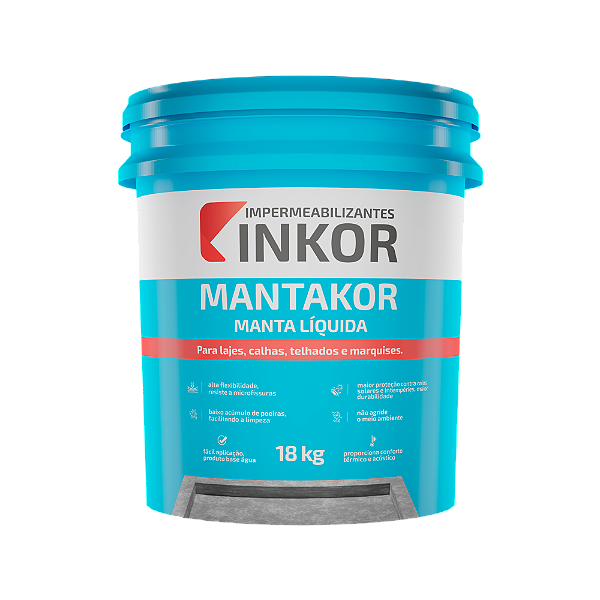 IMPERMEABILIZANTE MANTAKOR MANTA LIQUIDA BRANCA 18KG INKOR