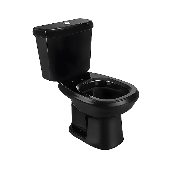 BACIA COM CAIXA ACOPLADA PRETA SABATINI IP IP5112 + IC 5412 ICASA