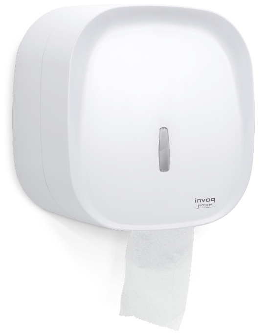 PORTA PAPEL HIEGIENICO DISPENSER ROLAO INVOQ PREMISSE BRANCO