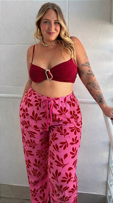 CALÇA ROSA PITANGA