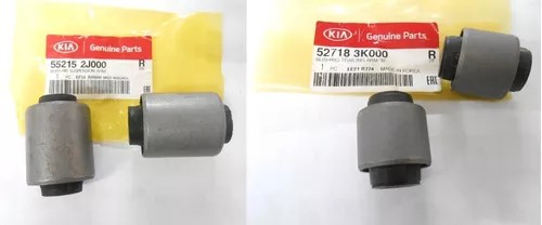 Kit Bucha Inferior E Superior Manga Eixo Traseira Kia Mohave