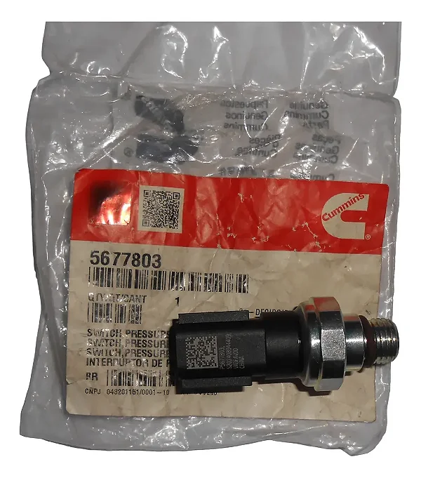 Sensor Pressão Oleo Motor Cummins 4.5/6.7 - Ford Novo Cargo