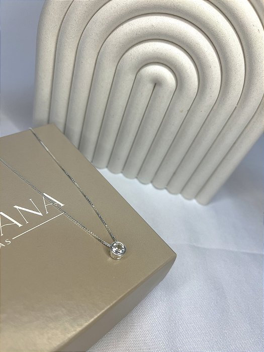 Colar de Prata Ponto de Luz Galeria