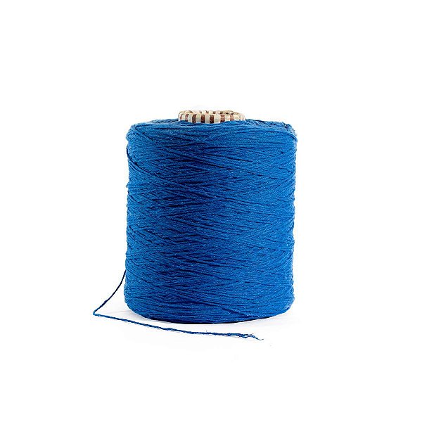 Barbante ou Linha para Crochê Colorido Nº 8 - Azul Anil