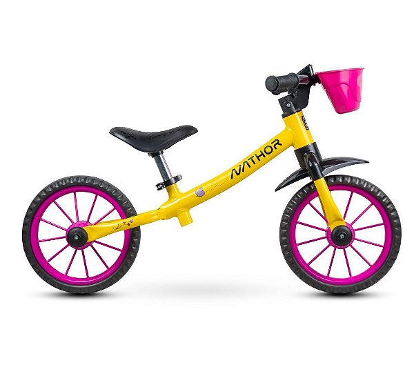 Bicicleta Infantil Aro 12 Sem Pedal Balance Bike Garden - Nathor