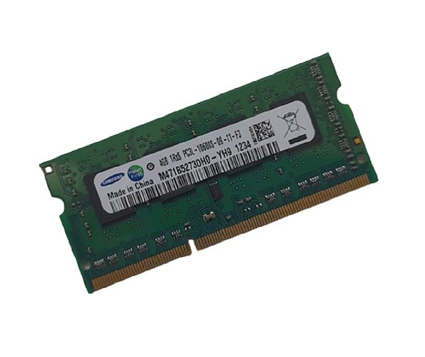 Memória Samsung 4 Gigas DDR3 1333 Mhz PC3L para Notebooks