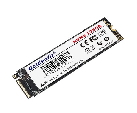 SSD NVME M.2 Goldenfir 128 Gigas Pci-Ex para Pcs e Notebooks
