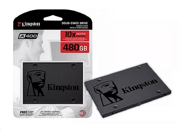 SSD Kingston 480 Gigas Sata 3 2.5'' para PCs, Notebooks e Games