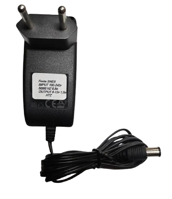 Fonte Bivolt para Super Nintendo (Full Range - 100~240V)