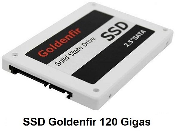 Ssd Goldenfir 120 Gigas 2.5" Sata 3 para PCs, Notebooks e Games