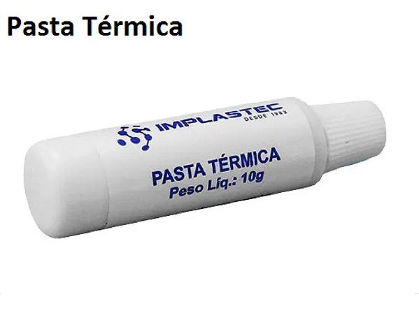 Pasta Térmica Implastec 10gr. para Pcs, Notebooks e Games