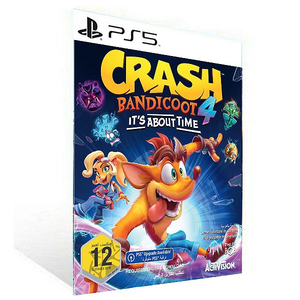 Crash Bandicoot 4  It’s About Time - PS5  PSN MÍDIA DIGITAL