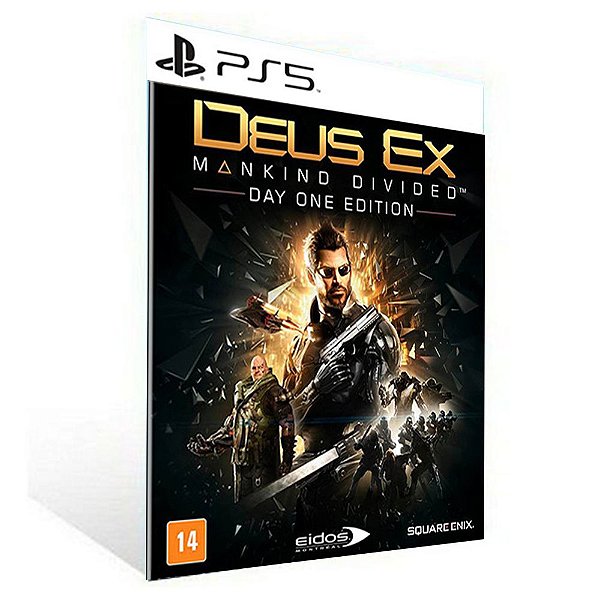 DEUS EX Mankind Divided - PS5 - PSN MÍDIA DIGITAL