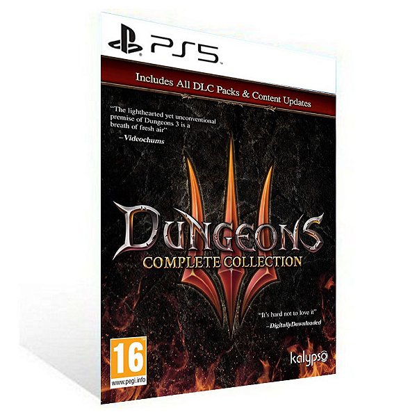 Dungeons 3 - Complete Collection - PS5 PSN MÍDIA DIGITAL