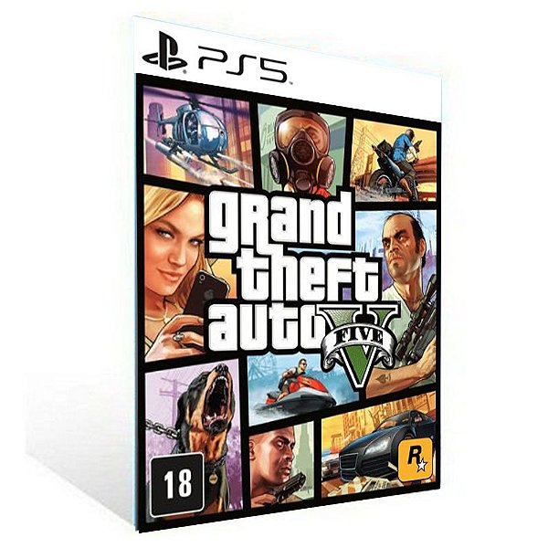 GRAND THEFT AUTO V GTA 5 - PS5 - PSN MÍDIA DIGITAL