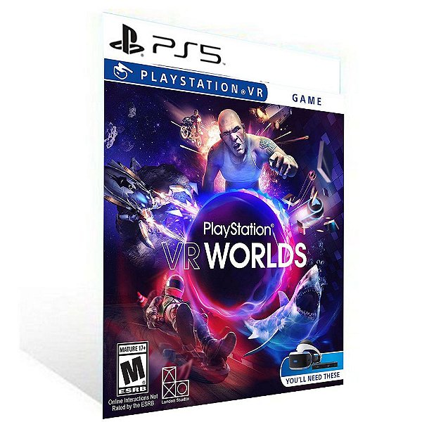 Playstation VR Worlds - PS5 - PSN MÍDIA DIGITAL