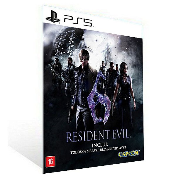 RESIDENT EVIL 6 - PS5 - PSN MÍDIA DIGITAL - LEGAMES - Loja com os melhores  preços em Jogos em Mídia Digital