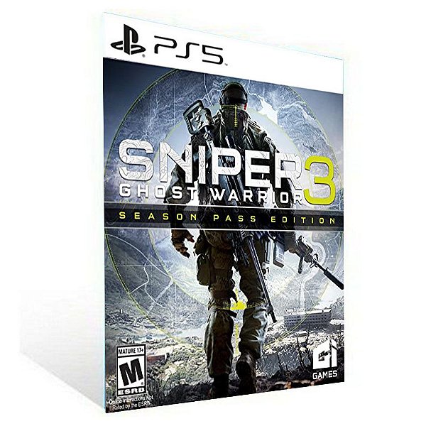 SNIPER GHOST WARRIOR 3 SEASON PASS EDITION - PS5 -  PSN MÍDIA DIGITAL