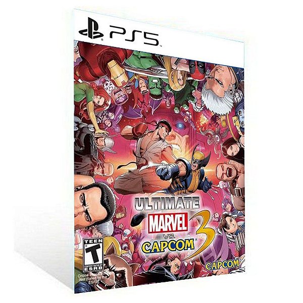 Ultimate Marvel vs. Capcom 3 PS5  - PSN Mídia Digital