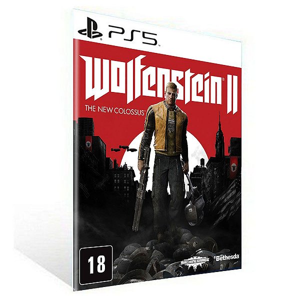 WOLFENSTEIN 2 THE NEW COLOSSUS - PS5 - PSN MÍDIA DIGITAL