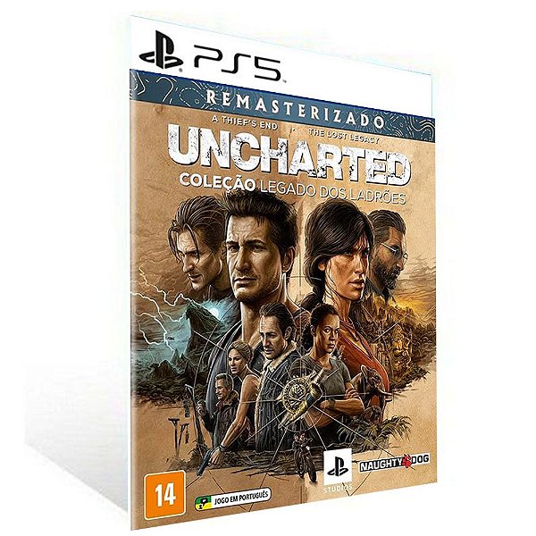 UNCHARTED: Coleção Legado dos Ladrões -  PS5 - PSN MÍDIA DIGITAL