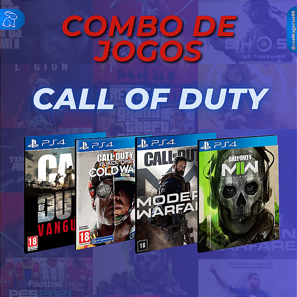 COMBO CALL OF DUTY Primaria  - PS4 ou PS5 PSN MÍDIA DIGITAL