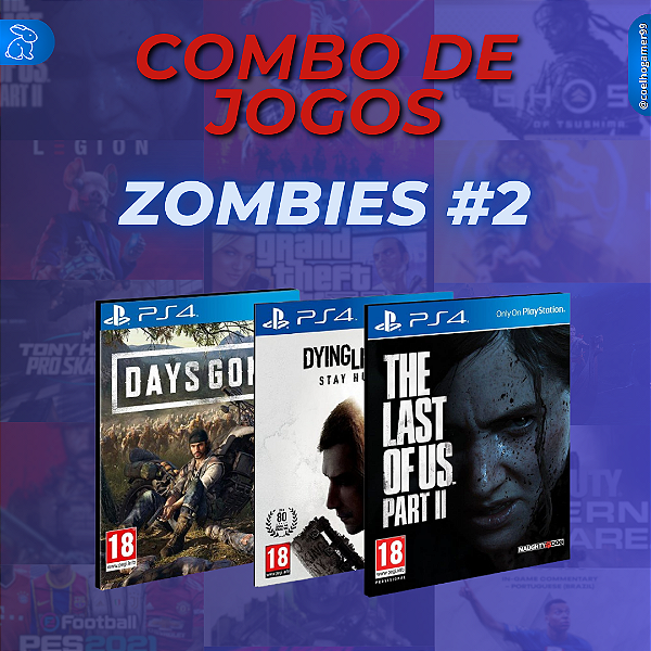 2# COMBO  ZOMBIES - PS4 - PSN MÍDIA DIGITAL