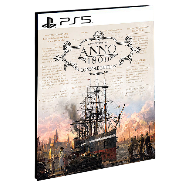 Anno 1800  PS5 - PSN MÍDIA DIGITAL