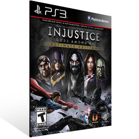 INJUSTICE GODS AMONG US ULTIMATE EDITION - PS3 PSN MÍDIA DIGITAL