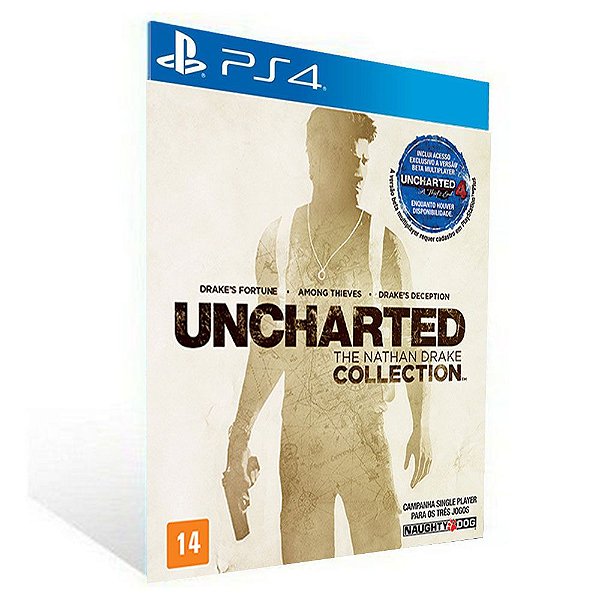 UNCHARTED THE NATHAN DRAKE COLLECTION - PS4  - PSN MÍDIA DIGITAL