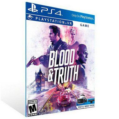 Blood & Truth Vr - PS4 - PSN - Mídia Digital