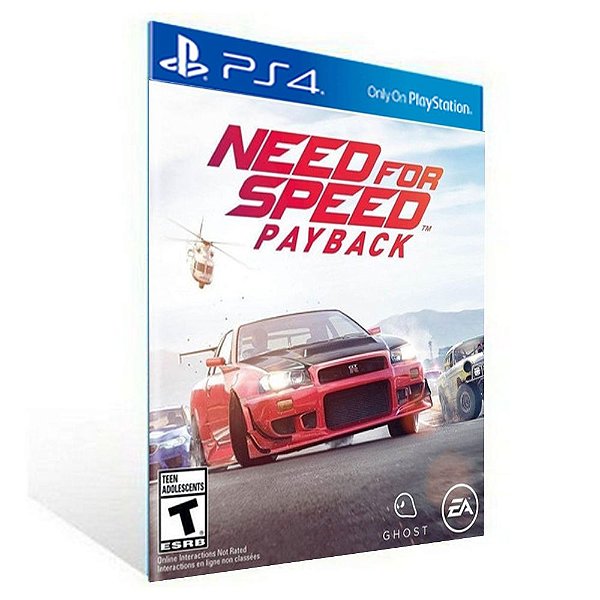 NEED FOR SPEED PAYBACK STANDARD EDITION - PS4  - PSN MÍDIA DIGITAL