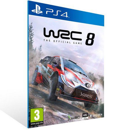 WRC 8 FIA WORLD RALLY CHAMPIONSHIP - PS4  - PSN MÍDIA DIGITAL