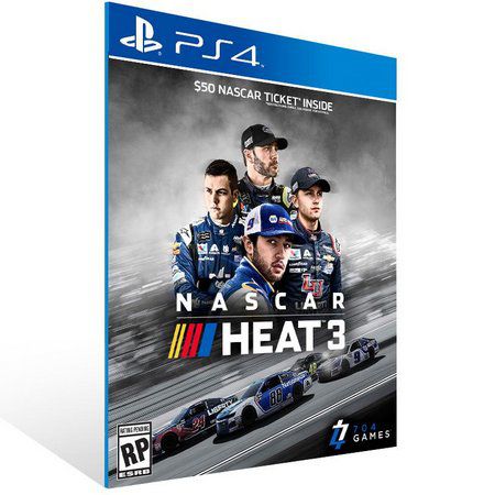 NASCAR HEAT 3 - PS4  - PSN MÍDIA DIGITAL