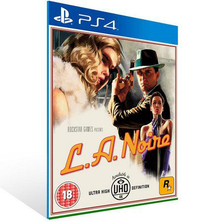 L.A. NOIRE - PS4 - PSN MÍDIA DIGITAL