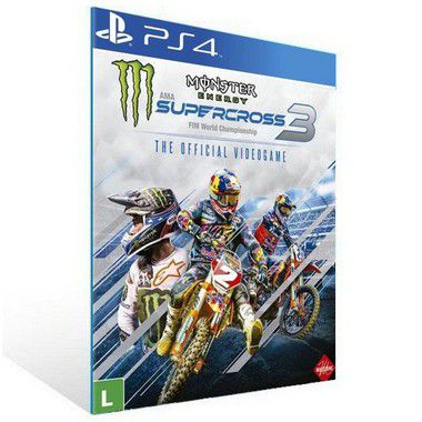 Monster Energy Supercross - The Official Videogame 3 - PS4 - PSN MÍDIA DIGITAL