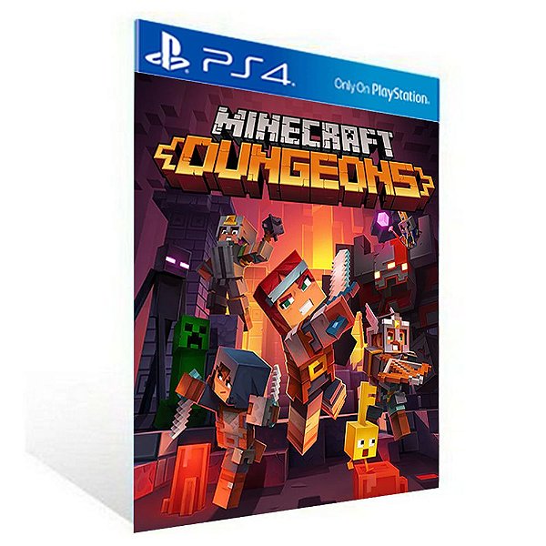 Minecraft Dungeons - PS4 - MÍDIA DIGITAL