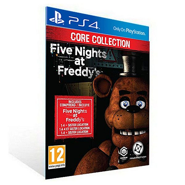 Five Nights at Freddy’s: Core Collection 1, 2 , 3 , 4 -  PS4 -  PSN - MÍDIA DIGITAL