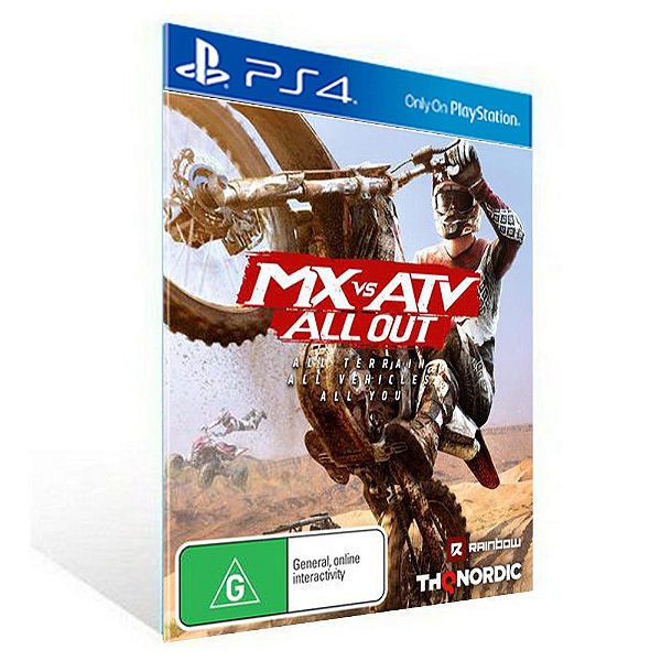 MX VS ATV ALL OUT - PS4  - PSN MÍDIA DIGITAL