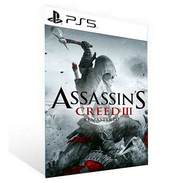 ASSASSIN'S CREED III REMASTERED - PS5  - PSN MÍDIA DIGITAL