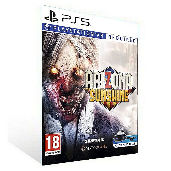 ARIZONA SUNSHINE LAUNCH EDITION PS VR - PS5 - PSN MÍDIA DIGITAL