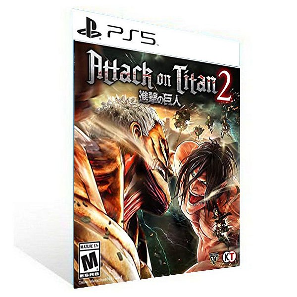 Attack On Titan 2 - Ps5 -  Psn  - Mídia Digital