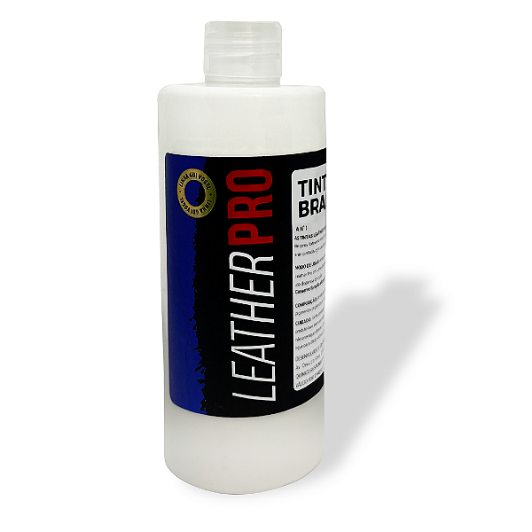 TINTA BRANCA 250ML - LEATHER PRO