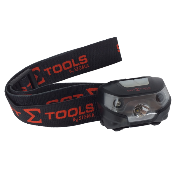 LANTERNA DE CABECA LED RECARREGAVEL 5W  150LM -  SIGMA TOOLS