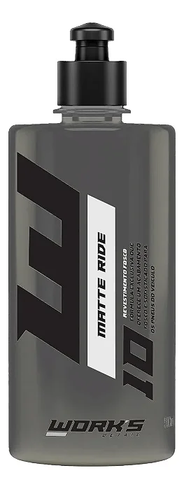 MATTE RIDE SELANTE P/ PNEU ACETINADO 500ML - WORKS