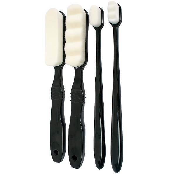 KIT 4 ESCOVAS EXTRA MACIAS P/ LIMPEZA DE COURO - SIGMA TOOLS