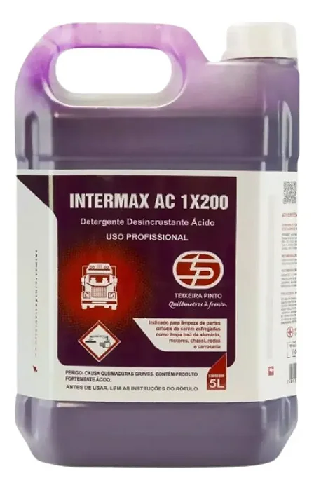 TP INTERMAX DETERGENTE DESINCRUSTANTE ACIDO 1:200 5L - TEIXEIRA PINTO