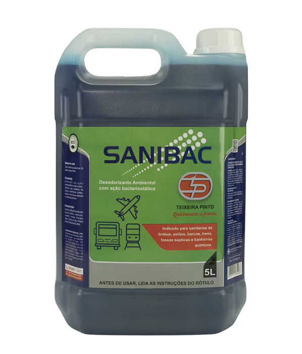 TP SANIBAC DESODORANTE AMBIENTAL BACTERICIDA 5L 1:500 - TEIXEIRA PINTO