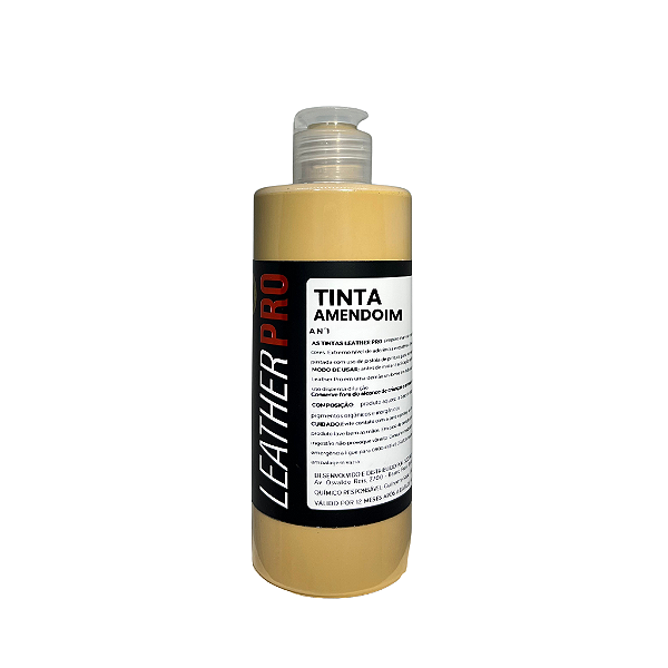TINTA AMENDOIM PARA COURO 250ML - LEATHER PRO