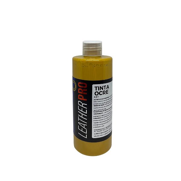 TINTA OCRE 250ML - LEATHER PRO